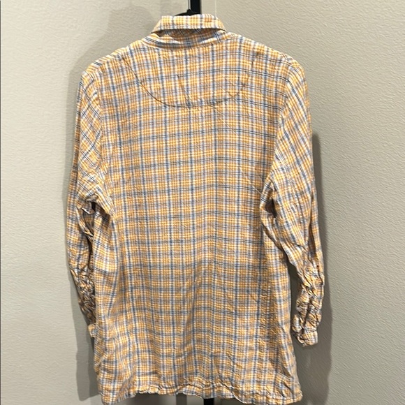 Max Studio Yellow and Blue Lightweight blazer - Picture 3 of 3